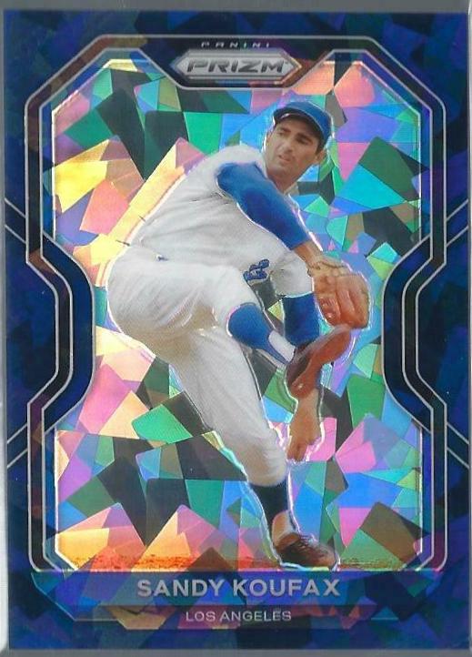 Sandy Koufax [Navy Blue Cracked Ice Prizm] #241