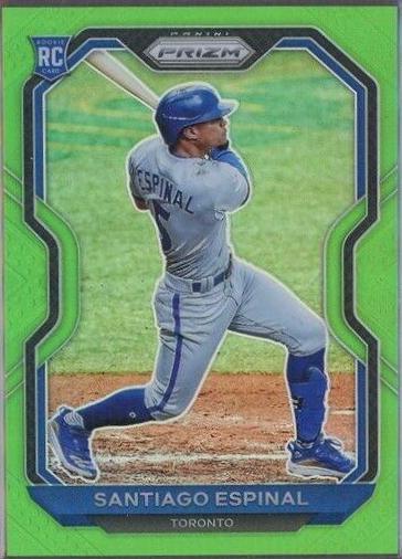 Santiago Espinal [Lime Green Prizm] #72