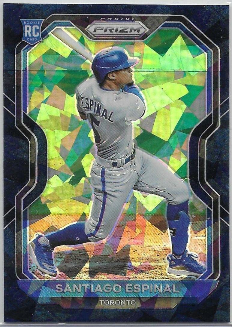 Santiago Espinal [Navy Blue Cracked Ice Prizm] #72