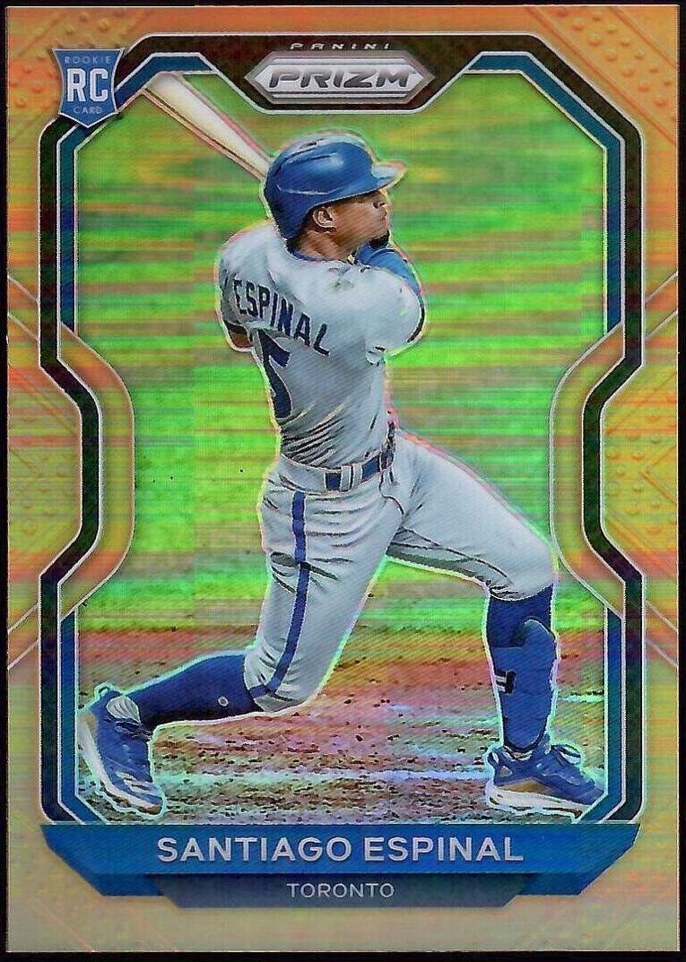 Santiago Espinal [Neon Orange Prizm] #72