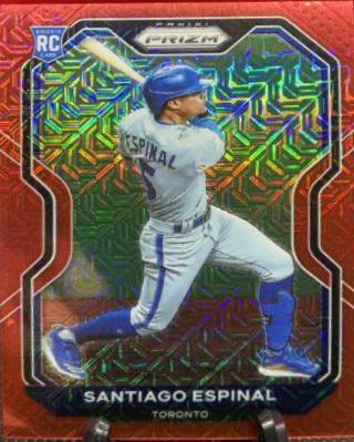 Santiago Espinal [Red Mojo Prizm] #72