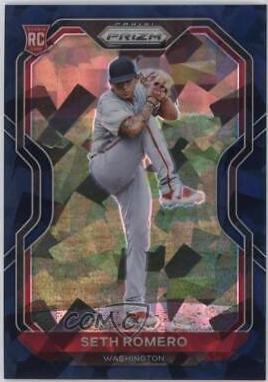 Seth Romero [Navy Blue Cracked Ice Prizm] #227