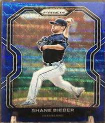 Shane Bieber [Blue Wave Prizm] #166