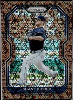 Shane Bieber [Bronze Donut Circles Prizm] #166