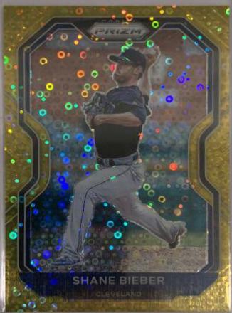 Shane Bieber [Gold Donut Circles Prizm] #166