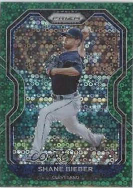 Shane Bieber [Green Donut Circles Prizm] #166