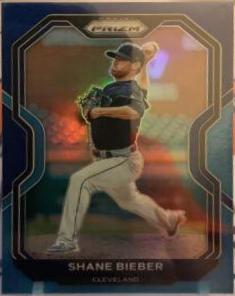 Shane Bieber [Navy Blue Carolina Blue] #166