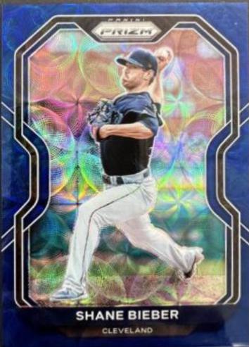Shane Bieber [Navy Blue Kaleidoscope Prizm] #166