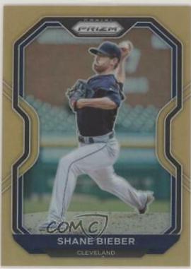 Shane Bieber [Neon Orange Prizm] #166