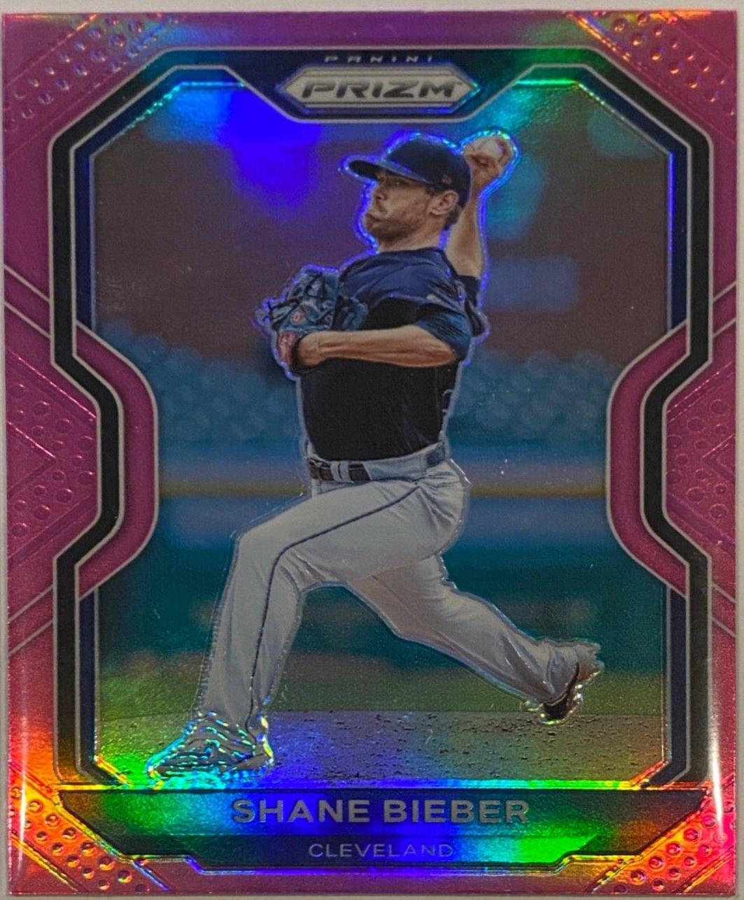 Shane Bieber [Pink Prizm] #166