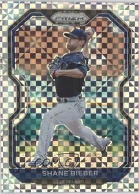 Shane Bieber [Power Plaid Prizm] #166