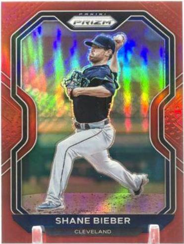 Shane Bieber [Red Prizm] #166