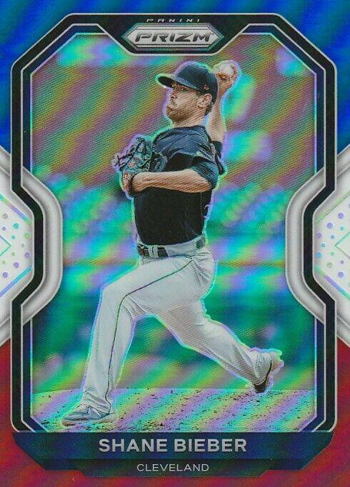 Shane Bieber [Red, White, and Blue Prizm] #166