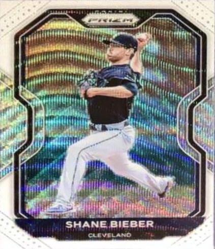 Shane Bieber [White Wave Prizm] #166