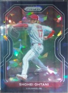 Shohei Ohtani [Navy Blue Cracked Ice Prizm] #183
