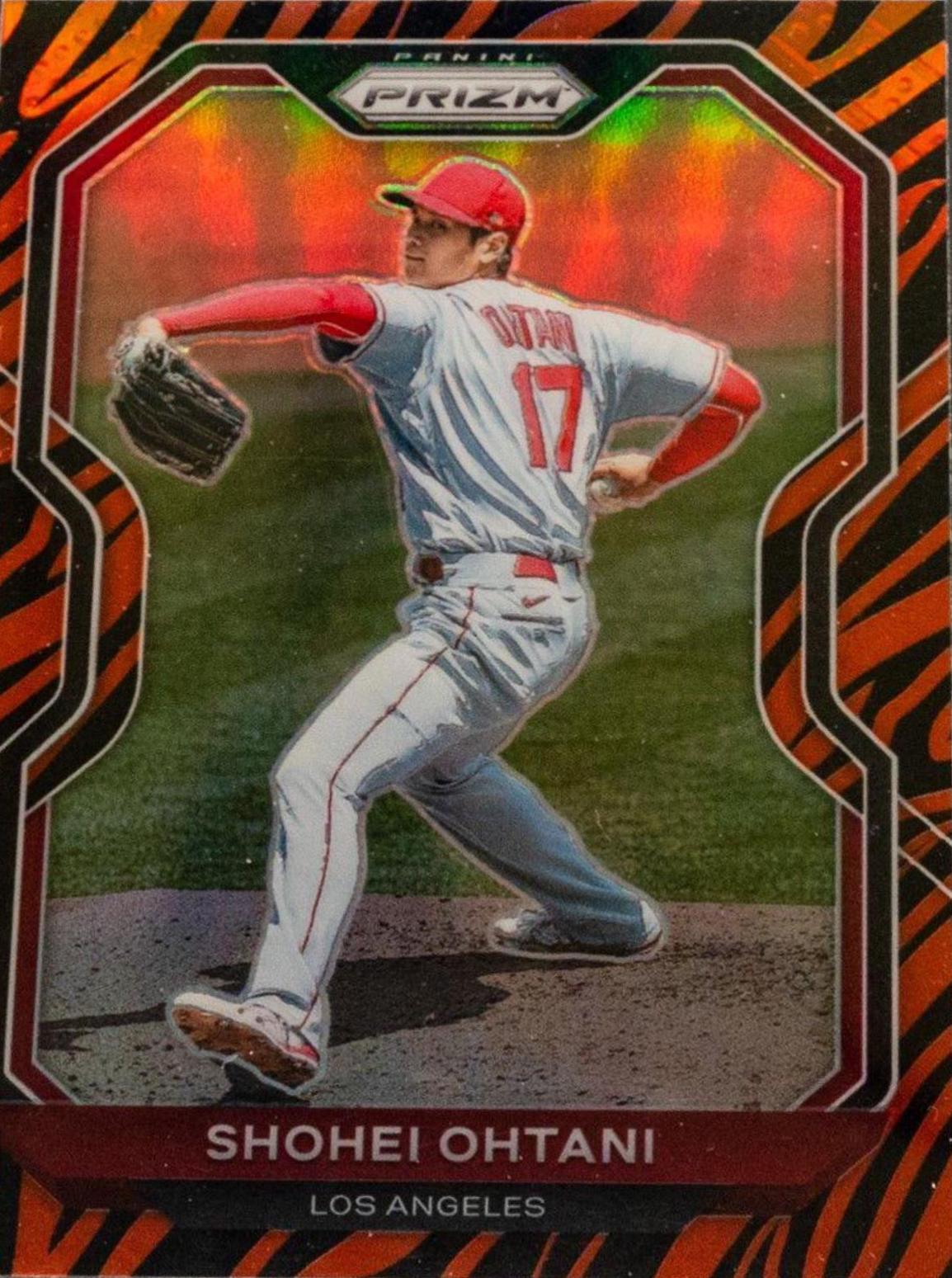 Shohei Ohtani [Tiger Stripes Prizm] #183