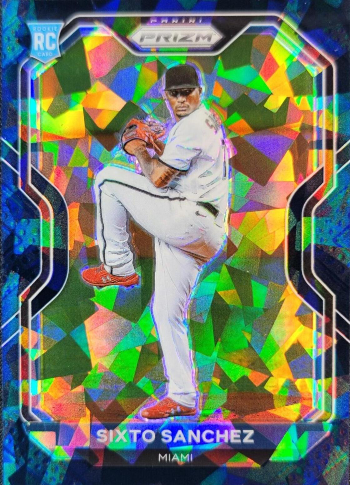 Sixto Sanchez [Navy Blue Cracked Ice Prizm] #86