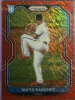 Sixto Sanchez [Red Shimmer Prizm] #86