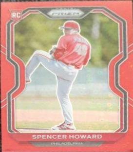 Spencer Howard [Red Donut Circles Prizm] #66