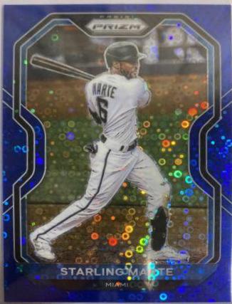 Starling Marte [Blue Prizm] #123