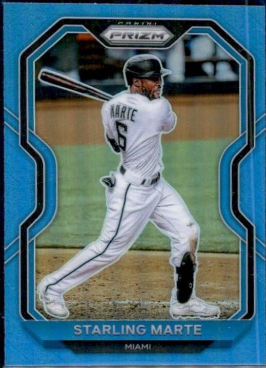 Starling Marte [Carolina Blue Prizm] #123