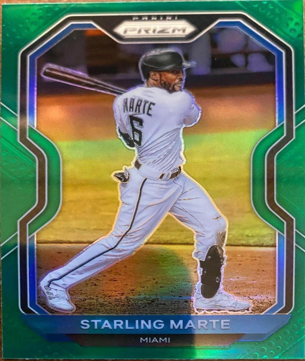 Starling Marte [Green Prizm] #123