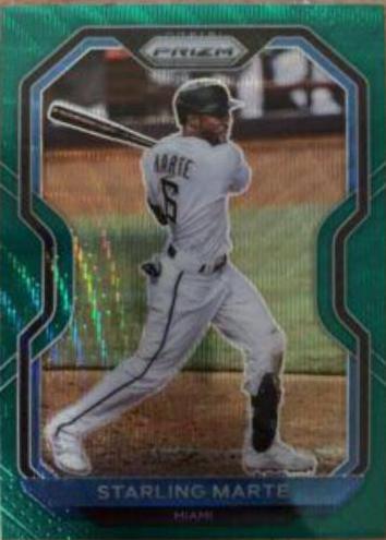 Starling Marte [Green Wave Prizm] #123