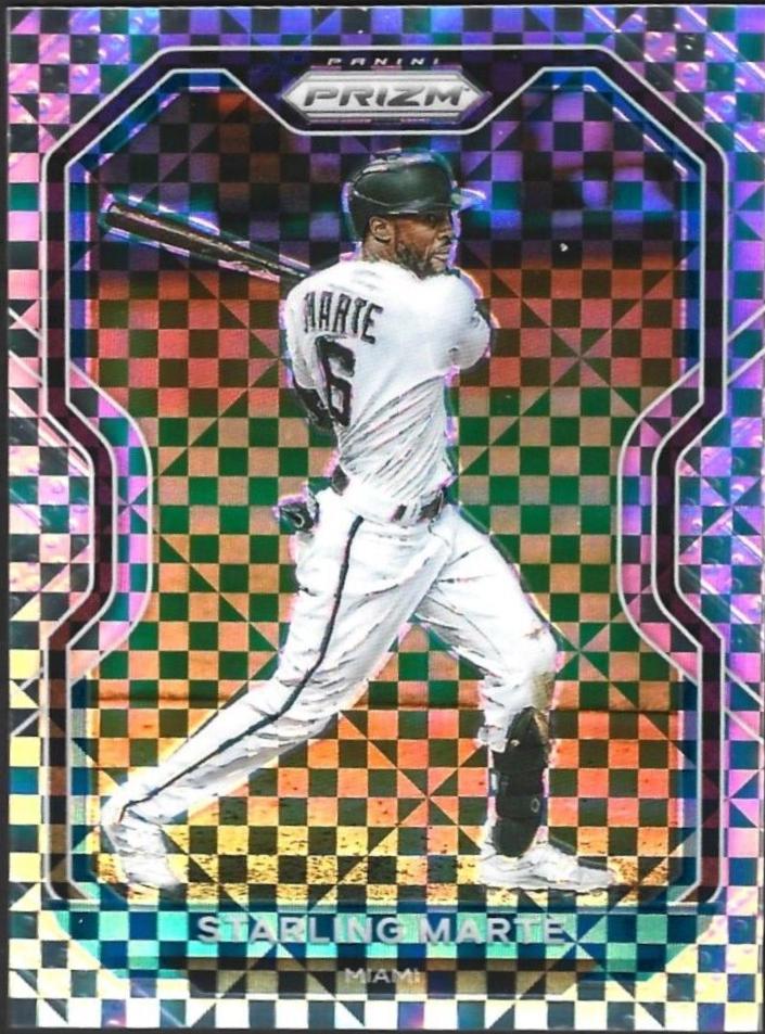 Starling Marte [Power Plaid Prizm] #123