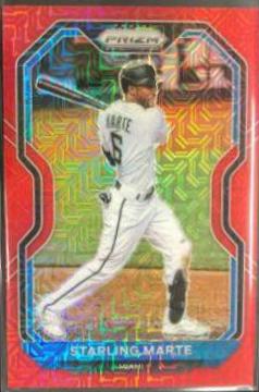Starling Marte [Red Mojo Prizm] #123
