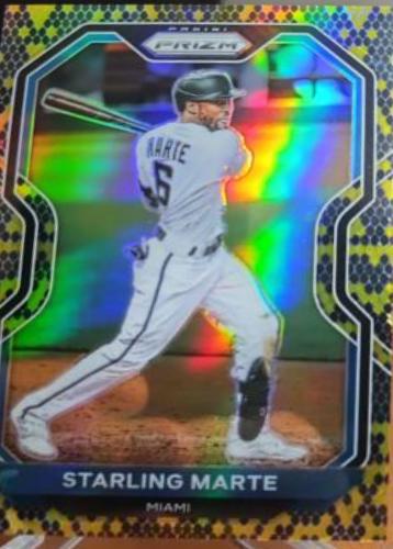 Starling Marte [Snake Skin Prizm] #123