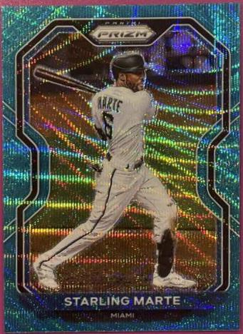 Starling Marte [Teal Wave Prizm] #123