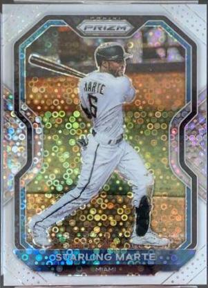 Starling Marte [White Donut Circles Prizm] #123