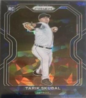 Tarik Skubal [Navy Blue Cracked Ice Prizm] #236