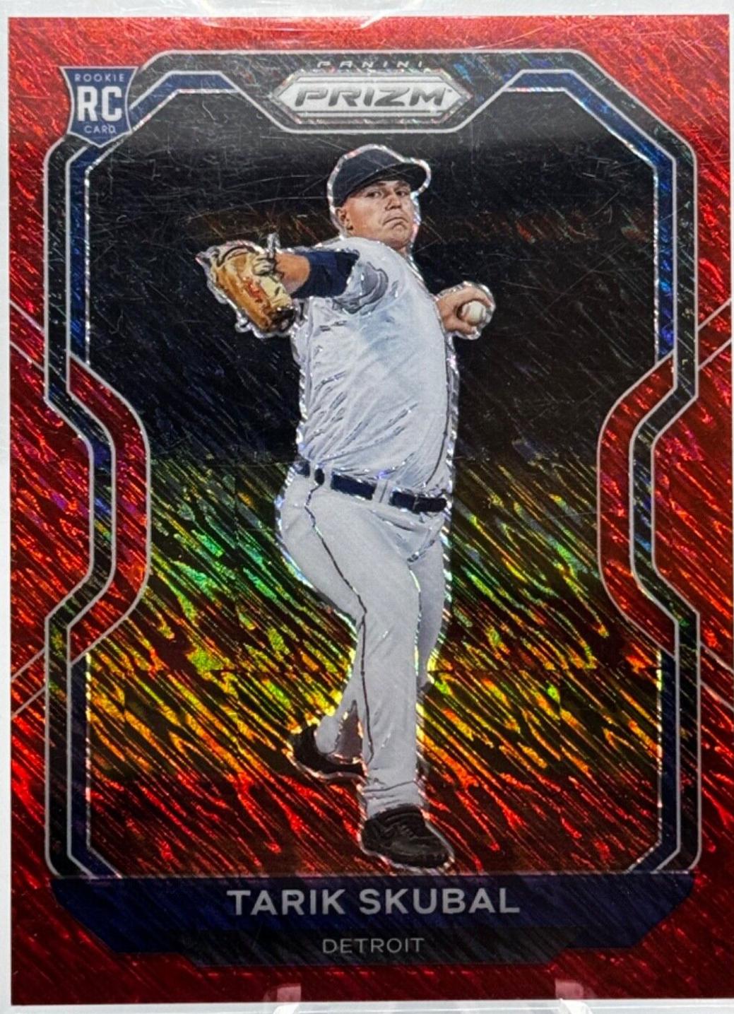 Tarik Skubal [Red Shimmer Prizm] #236