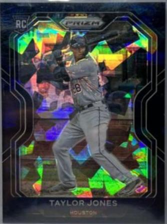 Taylor Jones [Navy Blue Cracked Ice Prizm] #184