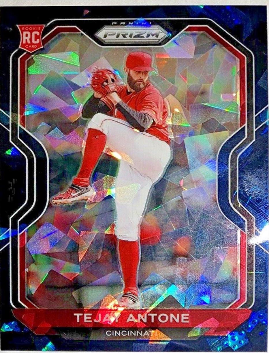 Tejay Antone [Navy Blue Cracked Ice Prizm] #207