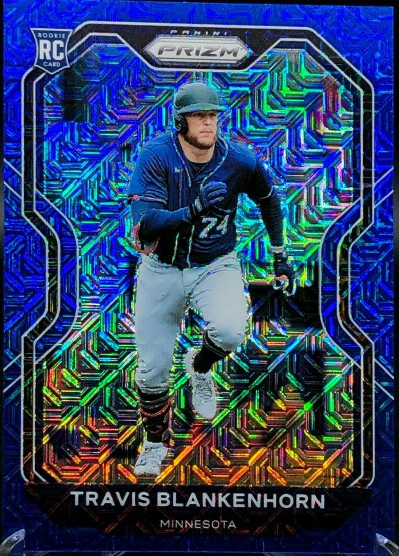 Travis Blankenhorn [Blue Mojo Prizm] #122