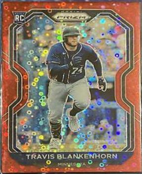 Travis Blankenhorn [Red Donut Circles Prizm] #122