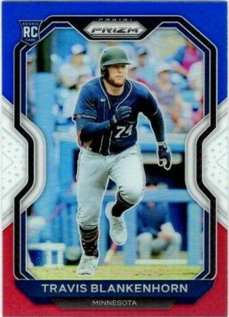 Travis Blankenhorn [Red, White, and Blue Prizm] #122