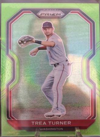 Trea Turner [Lime Green Prizm] #24