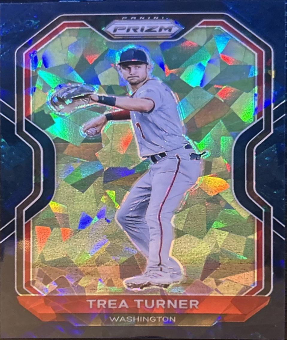 Trea Turner [Navy Blue Cracked Ice Prizm] #24