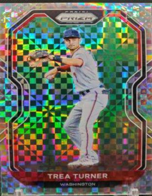 Trea Turner [Power Plaid Prizm] #24