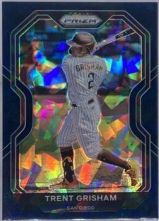 Trent Grisham [Navy Blue Cracked Ice Prizm] #159