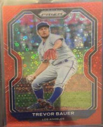 Trevor Bauer [Red Donut Circles Prizm] #46