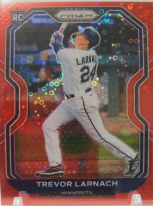 Trevor Larnach [Red Donut Circles Prizm] #55