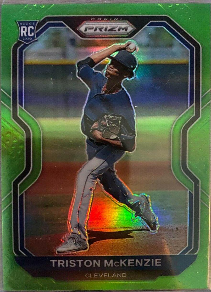 Triston McKenzie [Lime Green Prizm] #25