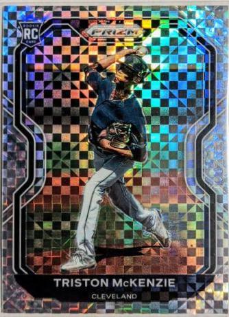 Triston McKenzie [Power Plaid Prizm] #25