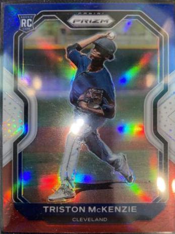 Triston McKenzie [Red, White, and Blue Prizm] #25