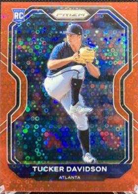 Tucker Davidson [Red Donut Circles Prizm] #52