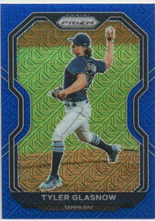 Tyler Glasnow [Blue Mojo Prizm] #134